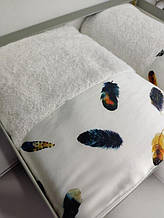 BLZ Feather 2в1 махрові рушники. Щільність 500 г/м2 Belizza Туреччина