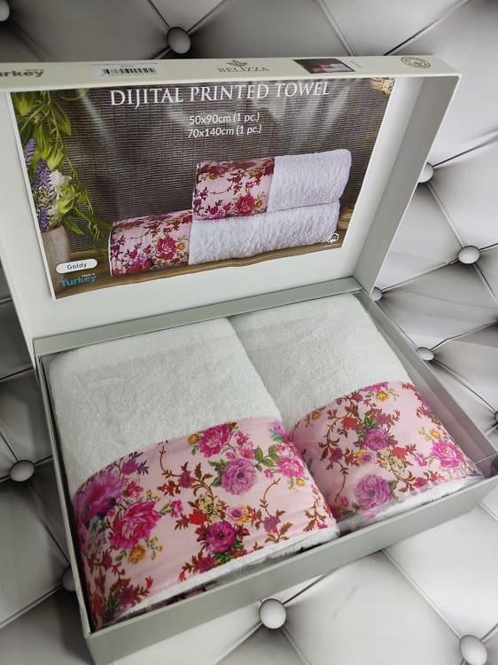 BLZ Goldy 2в1 махрові рушники. Щільність 500 г/м2 Belizza Туреччина, фото 1