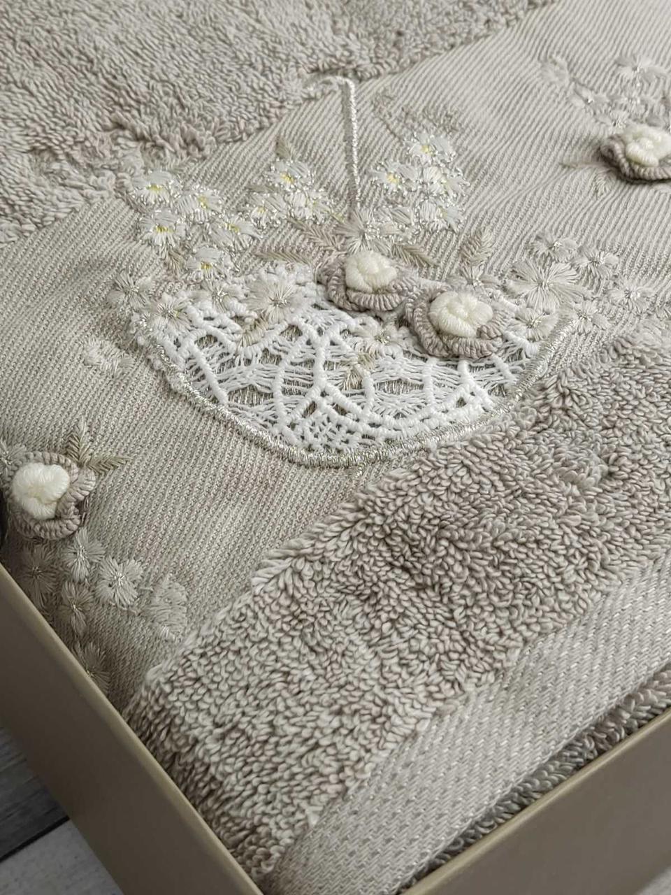 Pupilla 2в1 Elanur Zontik bej пеньє рушники.Туреччина., фото 1