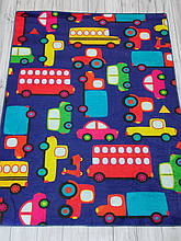 Cars mavi 140х190см. Килимки в дитячу кімнату. Туреччина.