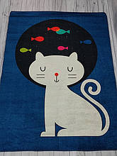 Cat and fishes 140х190см.. дитячі килимки. Belizza Туреччина.