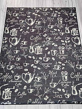 Capichino siyah 140х190 см. Кілімки на кухню. Туреччина.