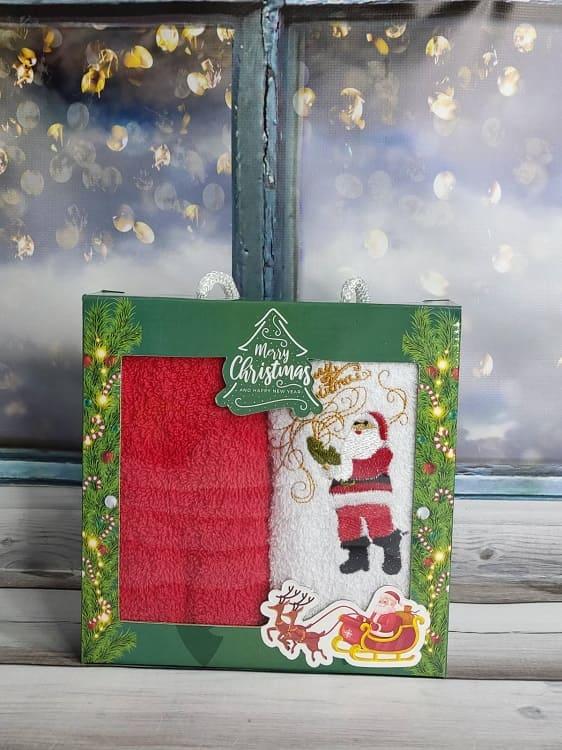 Bella Karina Christmas breaz новорічні рушники, 30х50см., фото 1