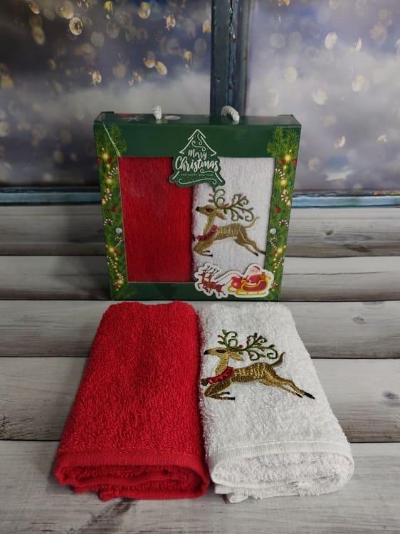 GEYIK новорічні рушники, 30х50см., фото 1