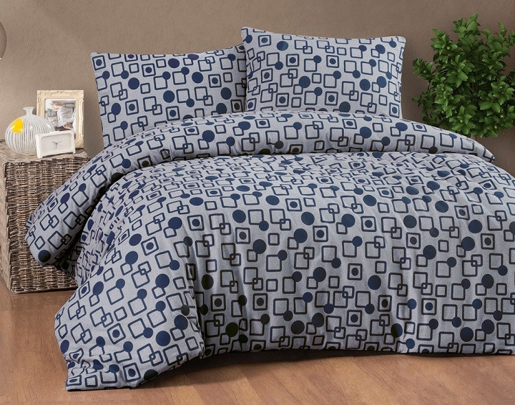 41894 фланелева постіль, євро розмір. Cotton collection Туреччина, фото 1