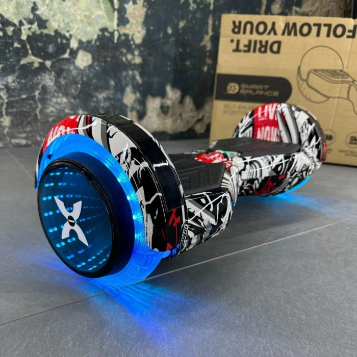 Гіроборд, гіроскутер 8 дюймів Smart Balance wheel Оригінал дитячий із підсвіткою музикою Пірат