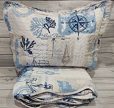 5693 стробані покривало 250х260 см. Бавовна. Miss Bella Туреччина