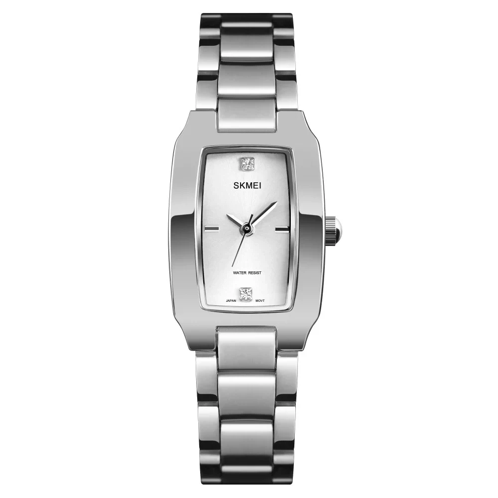 Жіночий годинник з металевим браслетом Skmei 1400SI Silver
