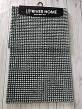 Antrasit помпончики. Килимки в ванну кімнату 2в1. River home Туреччина