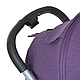 Коляска дитяча ME 1095 SIENA Violet (1шт) прогулянкова,3 положен.спинки,льон,фіолет - фото 3 - id-p2227853409