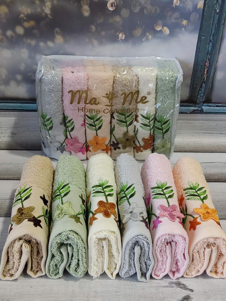 Mame Sakura 30х50см., 6 шт/уп. кухонні махрові рушники., фото 1