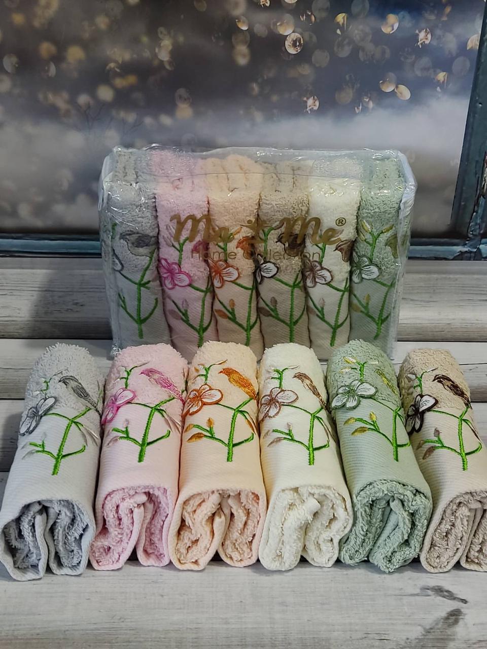 Mame Vetka 30х50см., 6 шт/уп. кухонні махрові рушники., фото 1