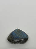 Лабрадор кабашон камінь без оправи 28*37*10 мм. натуральний лабрадор Індія, фото 5
