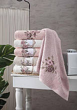 HAYAL FLOWERS бамбукові рушники 70х140см., 6 шт/уп. Pupilla Туреччина.