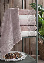 Marta бамбукові рушники 70х140см., 6 шт/уп. Pupilla Туреччина.