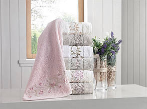 Eva butterfly пеньє рушники 70х140см., 6 шт/уп. Pupilla Туреччина.