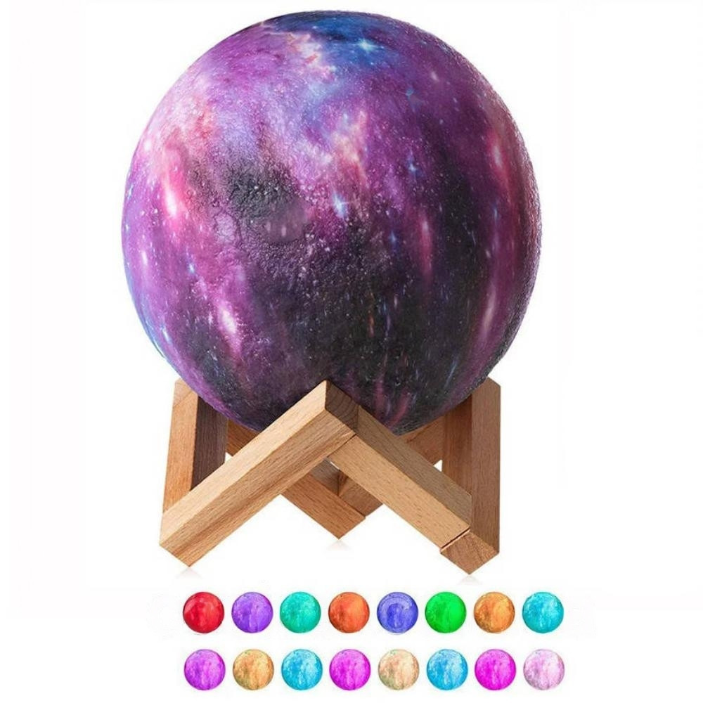 Настільний світильник від USB, Moon Lamp Touch Control з пультом / Сенсорний нічник-лампа / Акумуляторний нічник