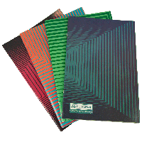 Тетрадь канцелярская, JOBMAX, А4, 48 л., клетка, офсет, карт. обл., ассорти ( BM.2426 )