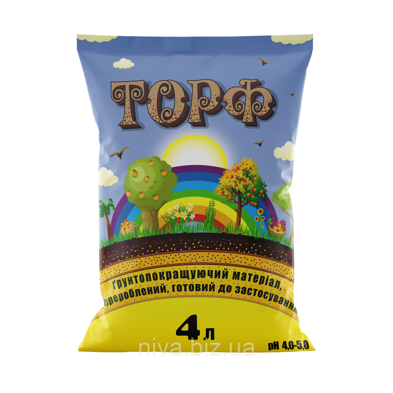 Торф для збагачення грунту Україна 4 л