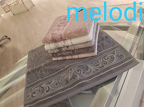Melodi велюрові рушники 50х90см., 6 шт/уп. Pupilla Туреччина.