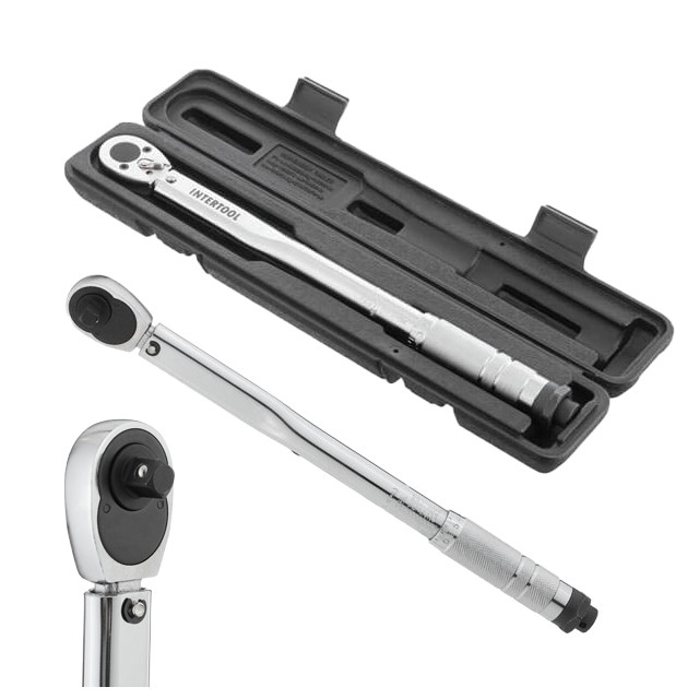 Ключ динамометричний STORM, 3/8", 7-105 Нм INTERTOOL XT-9003, фото 1