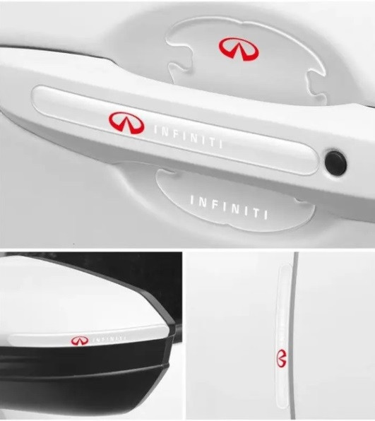 Плівка Захисна Для Дверних Ручок Infiniti Прозора Силіконова 8шт