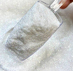 Глітер дрібний (блискітки) «Штучний сніг» перламутровий хамелеон (10 г)