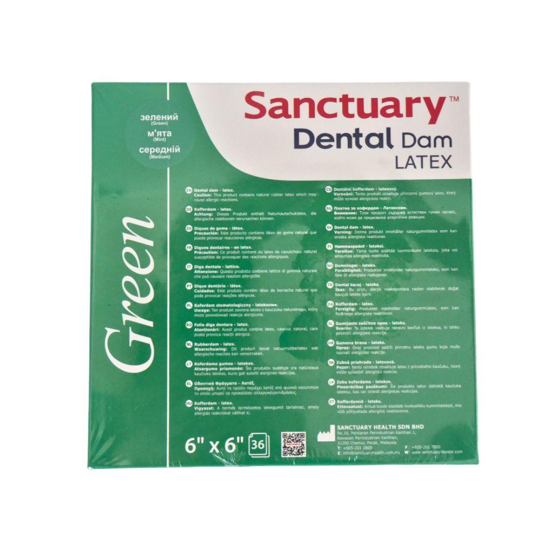 Хустки для кофердама Sanctuary Medium середні колір зелений