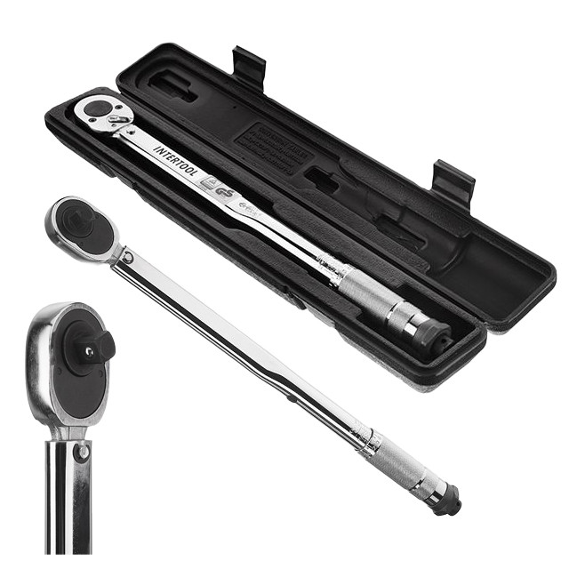 Ключ динамометричний STORM, 1/2", 28-210 Нм INTERTOOL XT-9006, фото 1