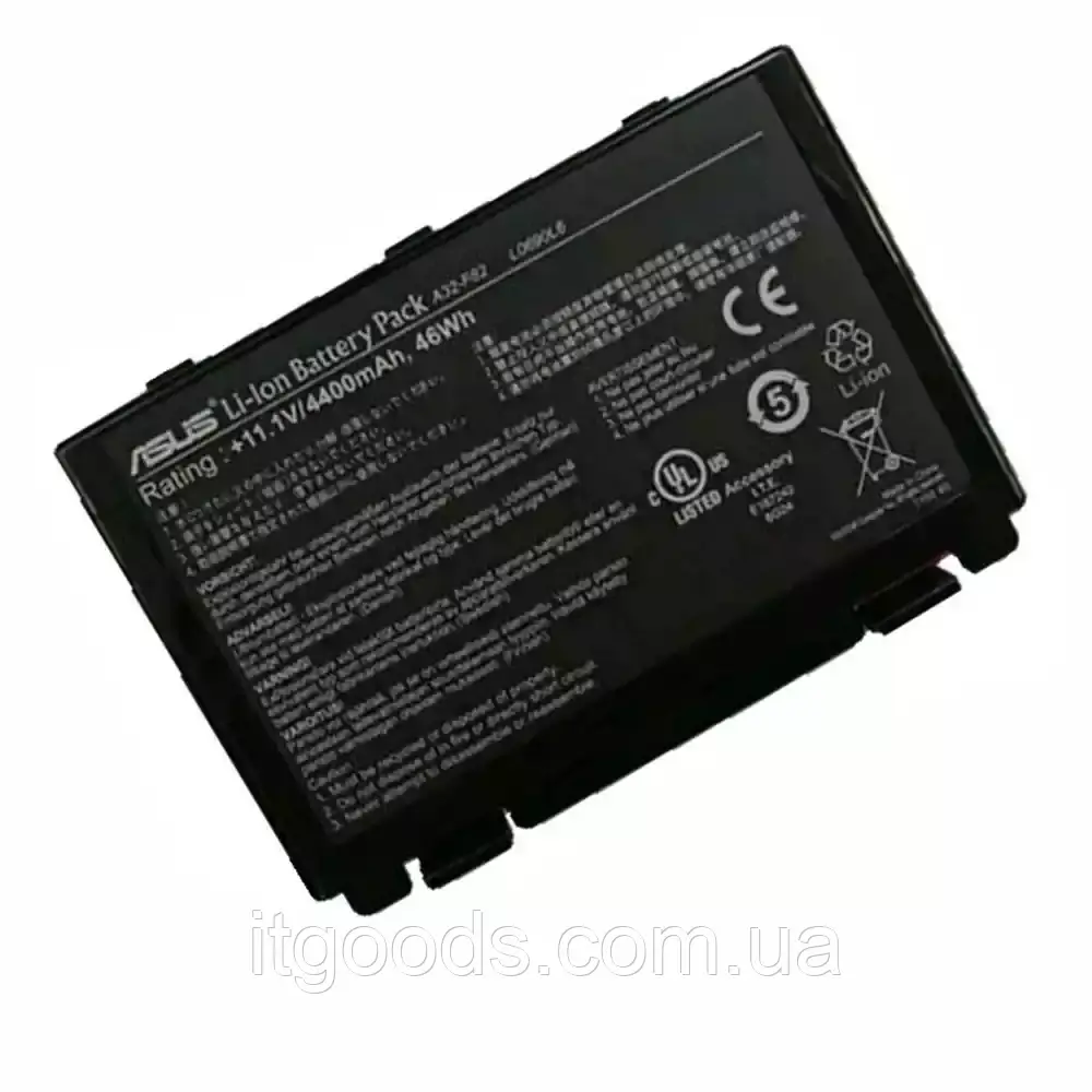 Оригінальна батарея A32-F82 4400mAh 46Wh для ASUS A41 F52 F82 K40C K40IJ K50AB K51 K60IL K70A X70 A32-F52