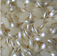 Напівперли  (Ivory) маркізи (7х15 мм).Ціна за 50 шт.