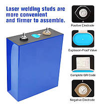 Акумуляторна батарея LiFePO4 Eve 304Ah - 3.2V, фото 3