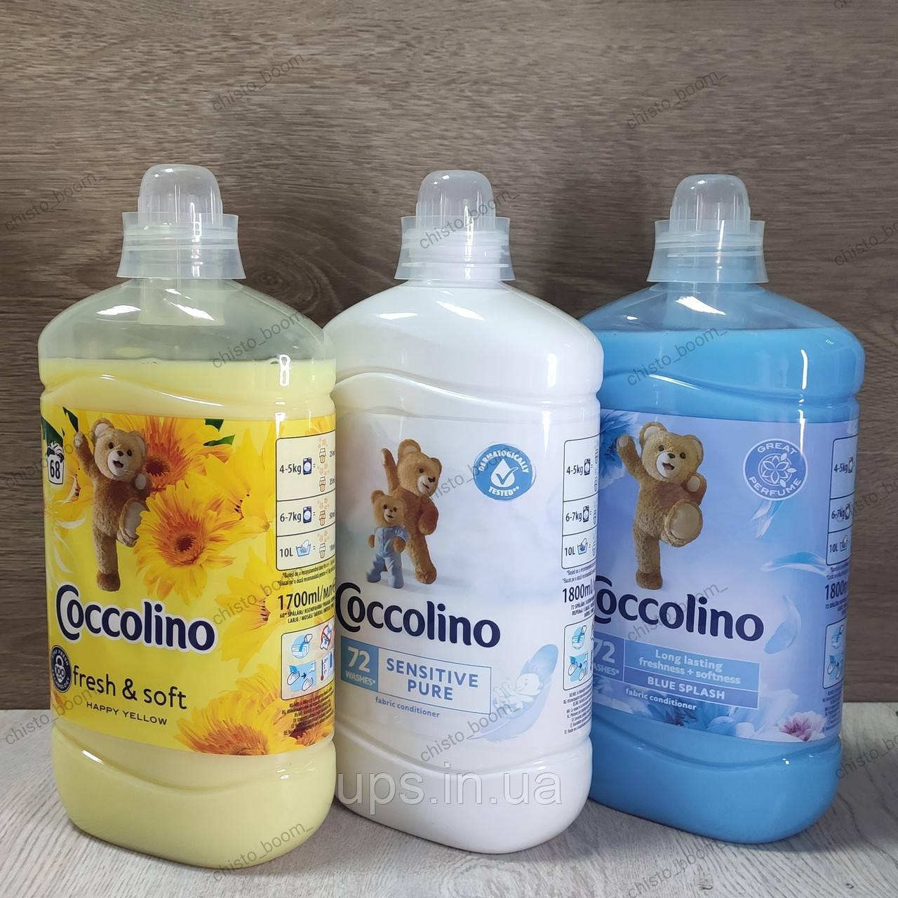 Концентрований ополіскувач для білизни Coccolino, 1,7 л, фото 1