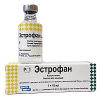 Розчин для ін'єкцій Естрофан гормональний препарат сільськогосподарським тваринам 10 мл BioVeta