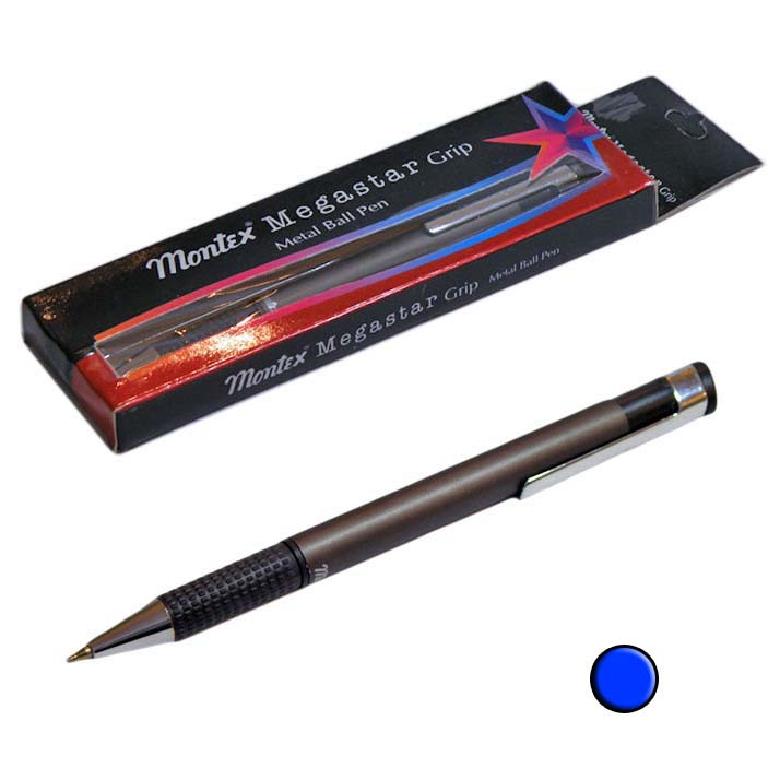 Ручка MONTEX MEGASTAR GRIP синя