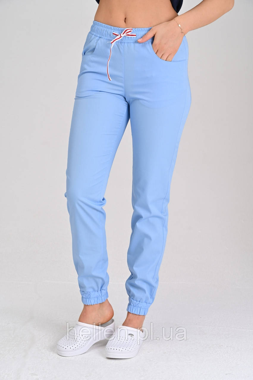 Медичні штани Парма (джогери) небесний