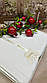 Скатертина прямокутна на обідній стіл 160*220 см тефлонова плямостійка Туреччина Verolli, фото 2