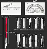 Ніж-різак кондитерський із лезами 13 шт., фото 5