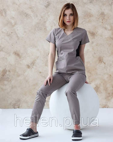 Медичні штани Парма (джогери) капучино, фото 1