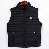 Жилетка The North Face тонка, колір чорний, різні розміри
