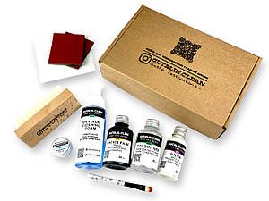 Набір для фарбування та відновлення гладкої шкіри GUTALIN.CLEAN STANDART Restoration колір чорний  (50мл.)