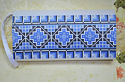 Заготівка під клатч Орнамент Білий