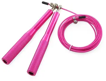 Скакалка швидкісна металева на підшипниках для кросфіту, фітнесу, боксу (регульована довжина))