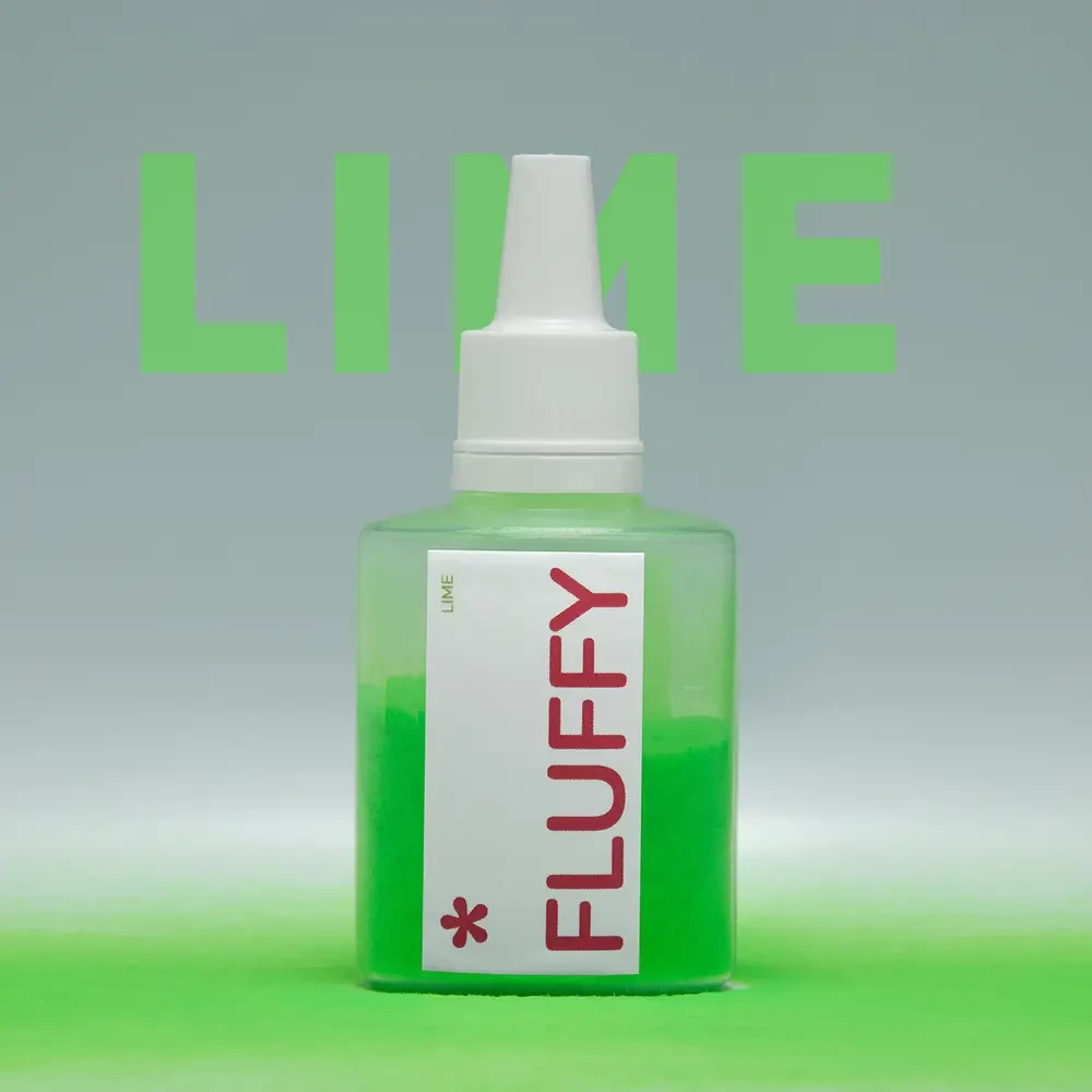 "Fluffy" оксамитова пудра для нігтів "Lime", фото 1