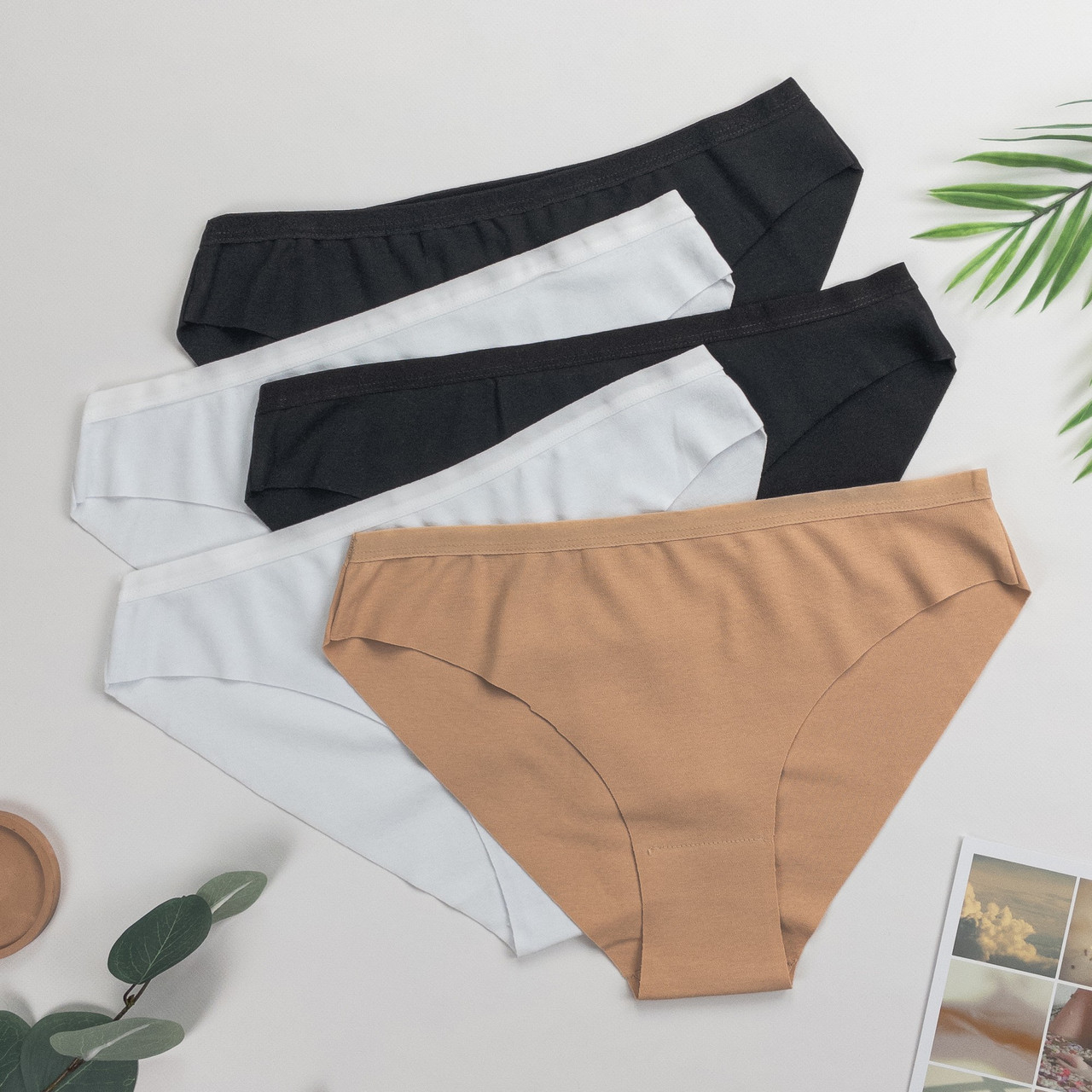 Труси жіночі сліпи безшовні Nicoletta Туреччина M, L, XL | 5 шт.