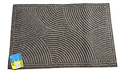 Килим придверний текстильний 40х60см К-501-3 коричневий