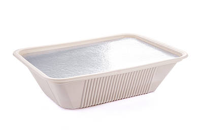 Контейнер ЕКО із кукурудзяного крохмалю 1200мл (100шт/уп)