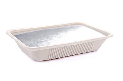 Контейнер ЕКО із кукурудзяного крохмалю 800мл (100шт/уп)