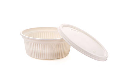 Контейнер ЕКО із кукурудзяного крохмалю 127х49 (200шт/уп)