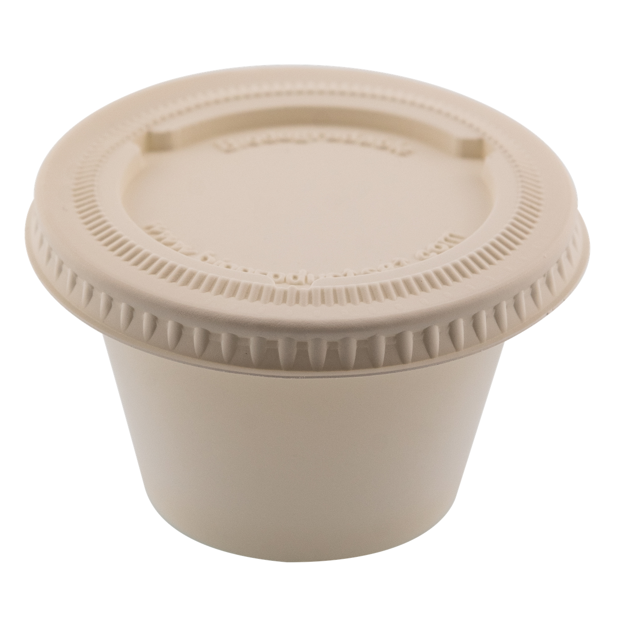 Соусник круглий ЕКО 130мл з кришкою (2000шт/уп), фото 1